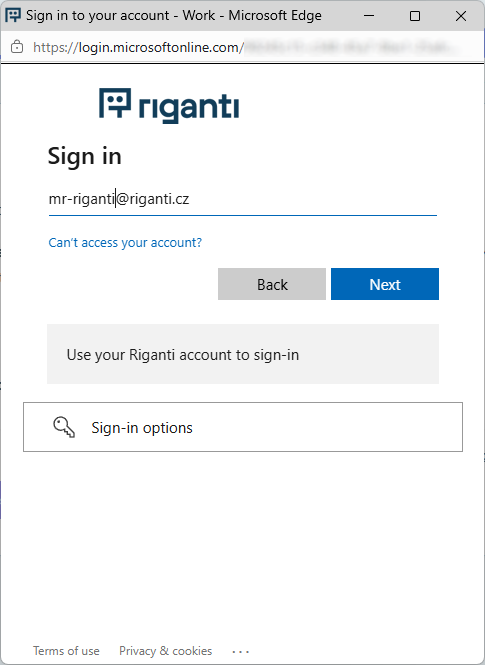 Signing as the agent user