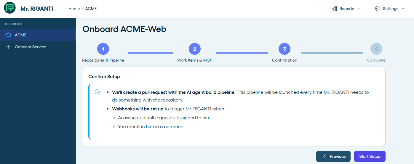 Reviewing the next steps